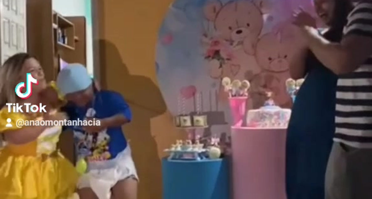 chá de revelação anões